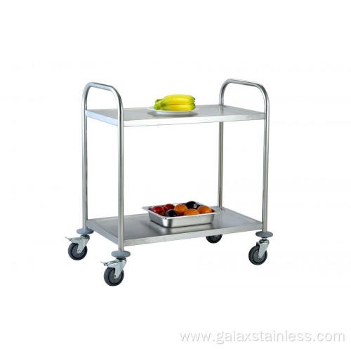 Food Transport Cart Trolley Round Tube Room Service Food Transport Cart Trolley Supplier